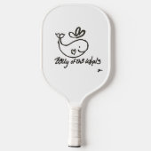 Raquette de pickleball blanche classique B3lly (Verso)