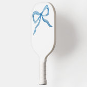 Raquette De Pickleball Bleu Bow Preppy Grandmillenial Pickleball Paddle (Gauche)