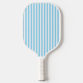 Raquette De Pickleball Bleu clair classique et blanc vertical trié (Recto)