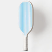 Raquette De Pickleball Bleu clair classique et blanc vertical trié (Gauche)