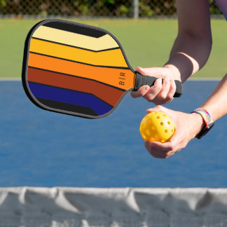 Raquette De Pickleball Bleu foncé rouge orange jaune Tailles d'art