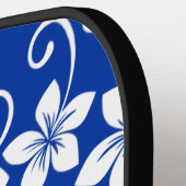 RAQUETTE DE PICKLEBALL BLEU HAWAII (BLEU ROYAL) (Détail gauche)