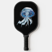Raquette De Pickleball Bleu Luminescent (Recto)
