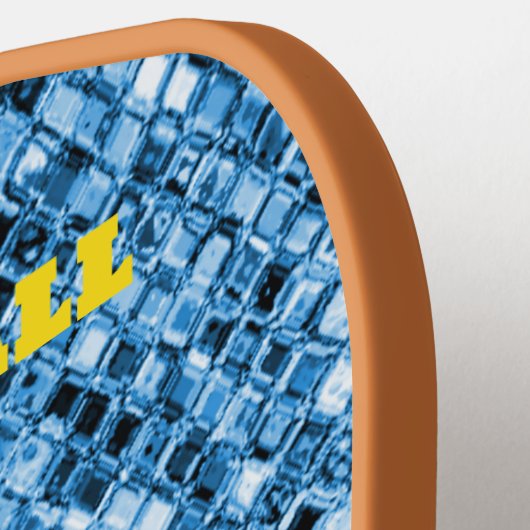 Raquette De Pickleball Bleu Pickleball Lover Custom Pickleball Paddle (Détail gauche)
