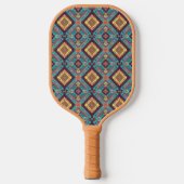 Raquette De Pickleball Bleu tribal (Recto)