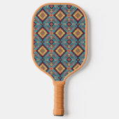 Raquette De Pickleball Bleu tribal (Verso)