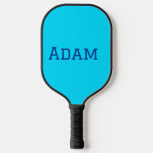 Raquette De Pickleball Bleu violet ajouter un nom de texte retour à l'éco