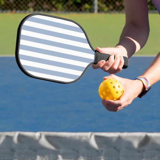 Raquette de Pickleball Bleue et Blanche à Rayures (Insitu)