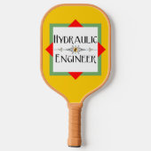 Raquette De Pickleball Bloc de l'ingénieur hydraulique (Verso)