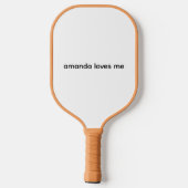 Raquette De Pickleball bloc-notes (Verso)