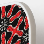 Raquette De Pickleball Blooms rouges (Détail gauche)