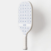 Raquette De Pickleball Blue Bow Coquette Chinoiserie Pickleball Paddle (Gauche)