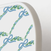 Raquette De Pickleball Blue Bows and Beaus Coastal Garland (Détail gauche)