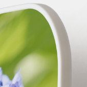 Raquette De Pickleball Blue Hydrangea Floral Personnalisé (Détail gauche)