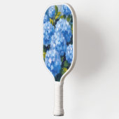 Raquette De Pickleball Blue Hydrangea Flowers Watercolor Floral (Gauche)