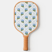 Raquette De Pickleball Blue Hydrangea Grandmillennial (Verso)