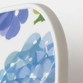 Raquette De Pickleball Blue Hydrangeas | Beautiful Floral Bush (Détail gauche)