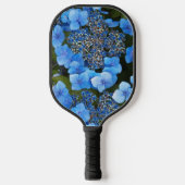 Raquette De Pickleball Blue Lacecap Hydrangea Floral (Recto)
