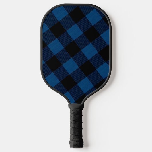 Raquette De Pickleball Blue Lumberjack Plaid (Recto)