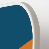 Raquette De Pickleball Blue Sun Across Striping with Name (Détail gauche)