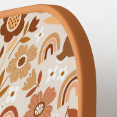 Raquette De Pickleball Boeuf mignon cerf modèle floral (Détail gauche)