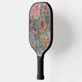 Raquette De Pickleball Boho Chic Flower Garden aquarelle peinture (Gauche)