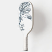 Raquette De Pickleball Boho d'arbre simple bleu (Gauche)