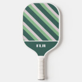 Raquette De Pickleball Boho Dark Emerald et Dusty Sage Green (Recto)