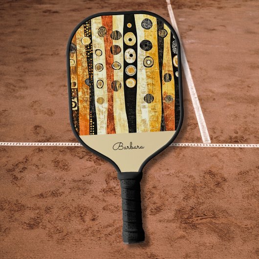 Raquette De Pickleball Boho Flair Personnalisé | Dink Well