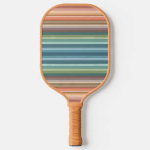 Raquette De Pickleball Boho Modern Chic Stripes