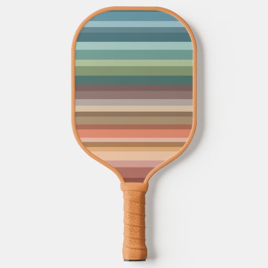 Raquette De Pickleball Boho Modern Chic Stripes Pickleball Paddle (Recto)