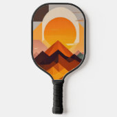 RAQUETTE DE PICKLEBALL BOHO NEO GEO SUNSET (Verso)