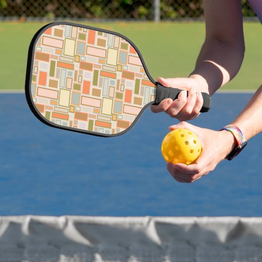 Raquette De Pickleball Boho Rectangles (Insitu)