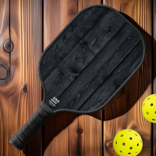 Raquette De Pickleball Bois Brûlé Foncé