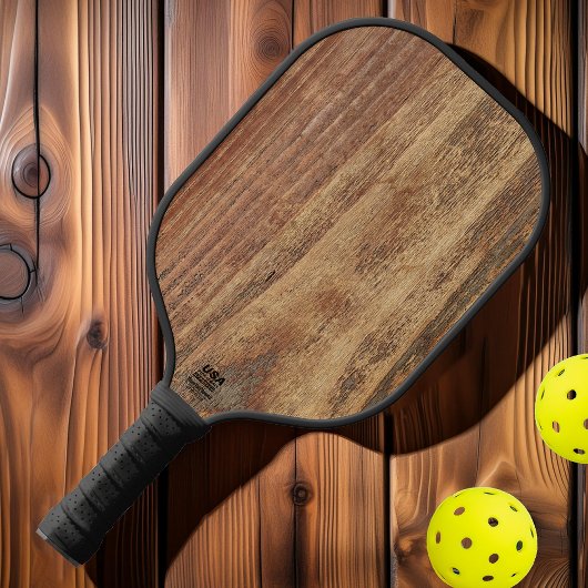 Raquette De Pickleball Bois de cèdre brut