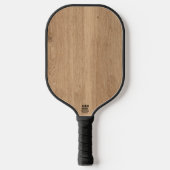 Raquette De Pickleball Bois de teck clair (Recto)