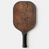Raquette De Pickleball Bois rustique de noyer foncé (Recto)