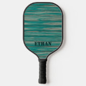 Raquette De Pickleball Bois vert turquoise (Verso)