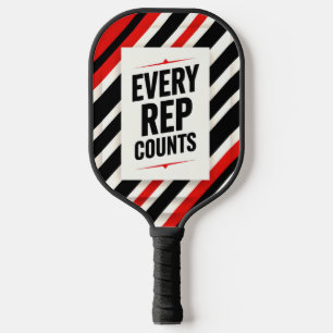 Raquette De Pickleball Bold Motivational Poster – “EVERY REP COUNTS”