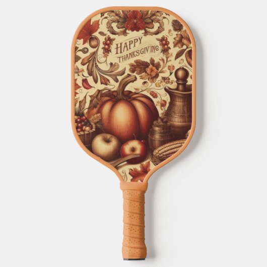 Raquette De Pickleball Bon thanksgiving vintage/classique (Recto)