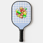 Raquette De Pickleball Bonbons colorés au vin (Verso)