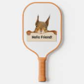 Raquette De Pickleball Bonjour ami Funny Squirrel (Recto)