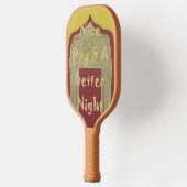 Raquette De Pickleball Bonne journée et meilleure nuit avec gratitude (Gauche)
