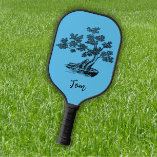 Raquette De Pickleball Bonsai - Style Chinois - noir et blanc