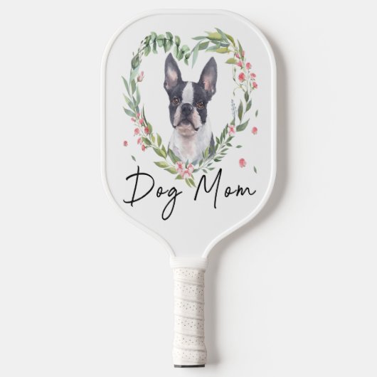 Raquette De Pickleball Boston Terrier Padde Pickleball | Cute Itém (Recto)