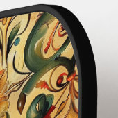 Raquette De Pickleball Botanique de l'âge d'or (Détail gauche)