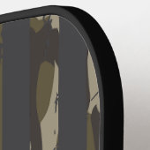 Raquette De Pickleball Bottomland Camo Chasse au canard américain Drapeau (Détail gauche)