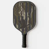 Raquette De Pickleball Bottomland Camo Chasse au canard américain Drapeau (Verso)