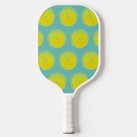 Raquette De Pickleball Boule de saucisse citron jaune vert (Recto)