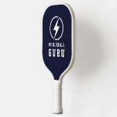 Raquette De Pickleball Boulon de foudre Monogramme Guru Pickleball Custom (Gauche)